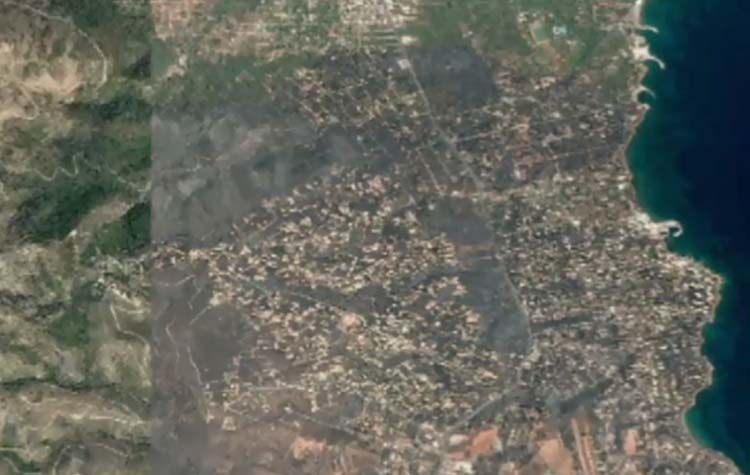 12.600 στρέμματα καμένης γης στην Ανατολική Αττική