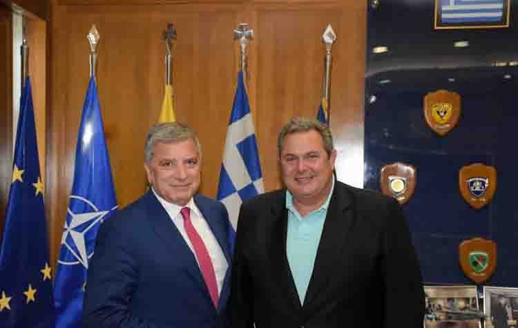 Συνάντηση Πατούλη με τον Πάνο Καμμένο για τον «Κλεισθένη»