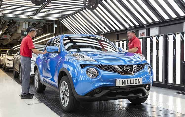 Ένα εκατομμύριο JUKE, από το το εργοστάσιο της Nissan στο Sunderland