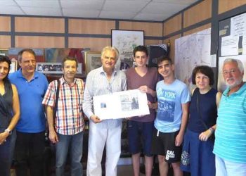 Επίσκεψη μαθητών και καθηγητών του ΕΠΑΛ στον δήμαρχο