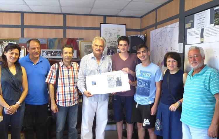 Επίσκεψη μαθητών και καθηγητών του ΕΠΑΛ στον δήμαρχο