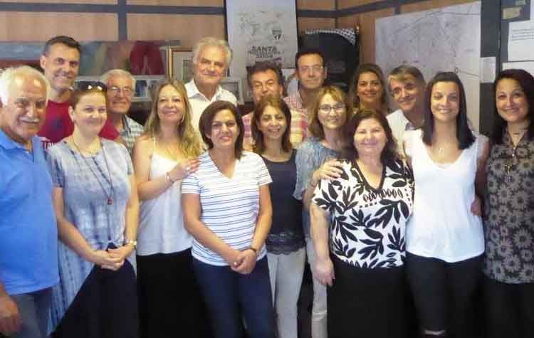 Στο δημαρχείο εθελοντές του αδελφοποιημένου δήμου Γεροσκήπου Κύπρου