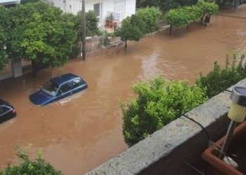 Πλημμύρισαν πάνω από 10 χώροι - Πτώση δέντρων στους δρόμους