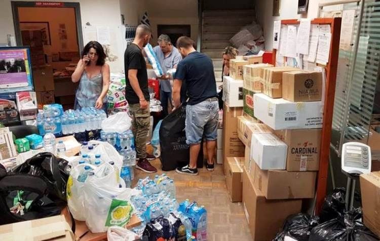 Μαζική ανταπόκριση στο κάλεσμα του δήμου για βοήθεια στους πληγέντες