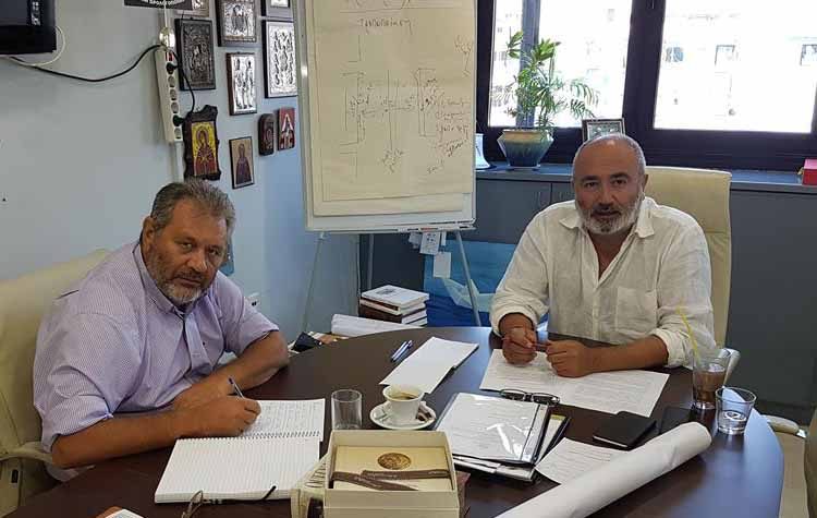 Συνάντηση Μπάμπαλου – Βλασσόπουλου για όλα τα τρέχοντα ζητήματα του Δήμου Ηρακλείου