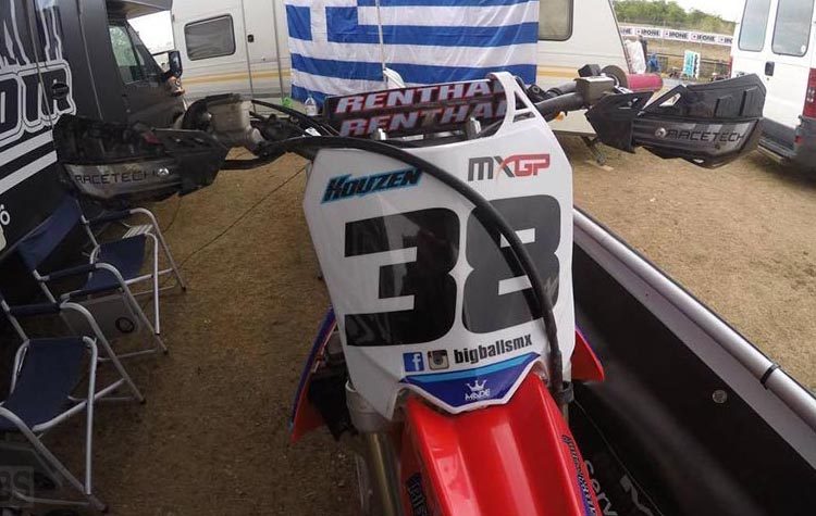 Ο Παναγιώτης Κουζής στο Παγκόσμιο Πρωτάθλημα Motocross MXGP 2018