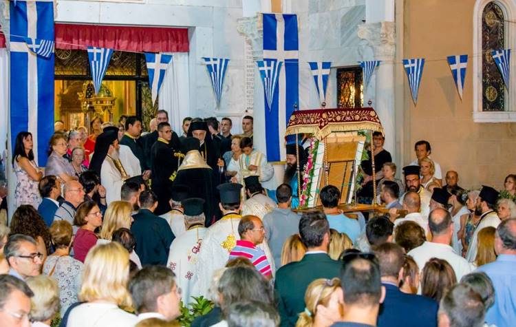 Πλήθος κόσμου στο Κεφαλάρι για τον εορτασμό της Μεταμορφώσεως Σωτήρος