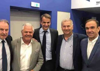 Ο Βλάσσης Σιώμος στην συνάντηση Κυριάκου Μητσοτάκη - ΚΕΔΕ