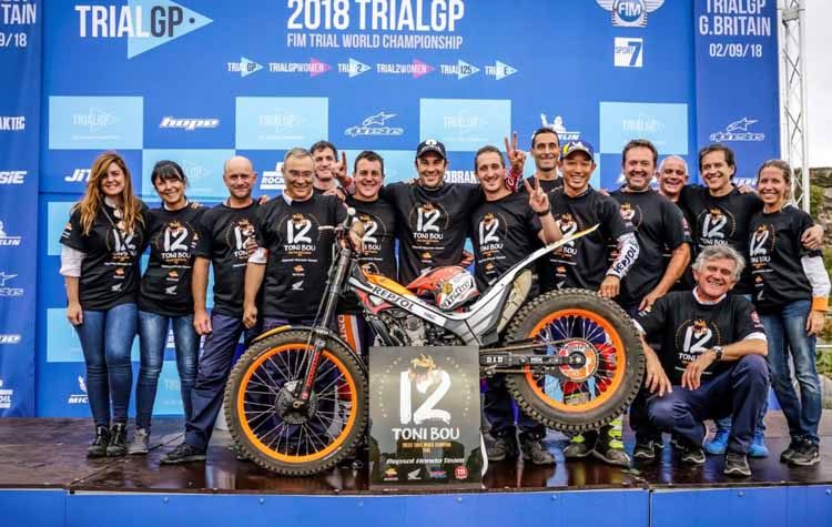 12ος τίτλος στο Trial GP για τον αναβάτη της Repsol Honda Team