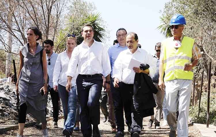 Τσίπρας στο Μάτι: Επίσκεψη με νόημα