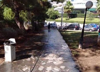 Συντήρηση και εξωραϊσμός στην πλατεία επί της Αγ. Κωνσταντίνου