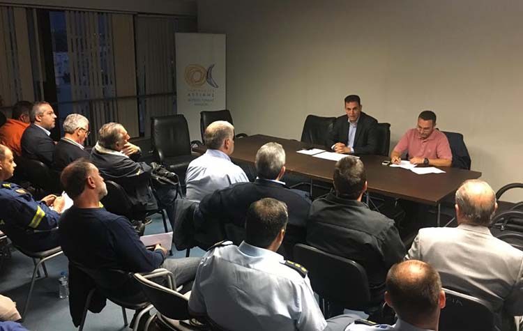 Έκτακτη συνεδρίαση Συντονιστικού Οργάνου Πολιτικής Προστασίας Bόρειας Αθήνας