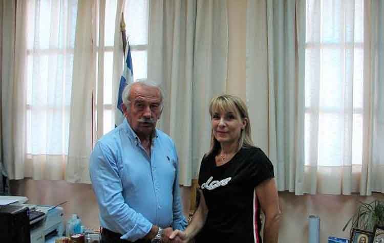 Η Ελευθερία Αλαμάρα -Σάλαρη  στον συνδυασμό του Δημάρχου