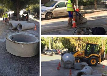 Νέες αντιπλημμυρικές παρεμβάσεις Κολοκοτρώνη και Μακεδονίας