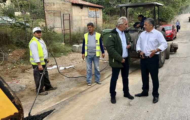 Την συντήρηση της οδού Διονύσου επέβλεψε ο Γιώργος Πατούλης
