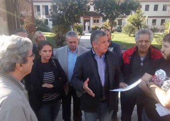 Απεργιακό 48ωρο στο Σικιαρίδειο - Παρών Πατούλης, Μαγιάκης, Λέκκα και Κατσιγιάννης