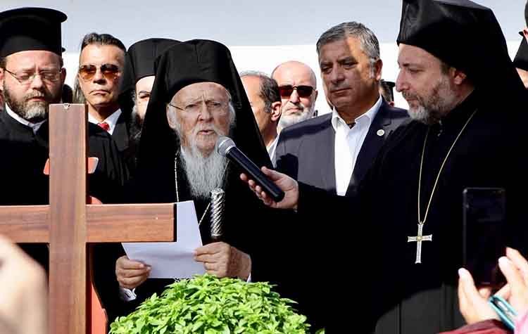 Στο τρισάγιο στο Μάτι από τον Οικουμενικό Πατριάρχη