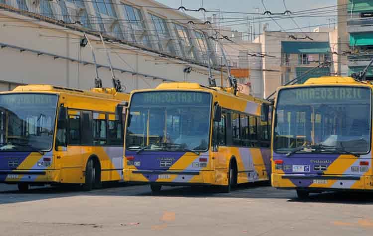 Ακινητοποιημένα τα τρόλεϊ στις 28 Νοεμβρίου