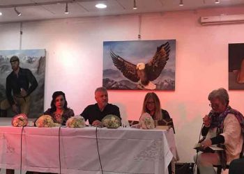 Ο Δήμαρχος στην παρουσίαση της «Αμαλίας» του Σπύρου Πετρουλάκη