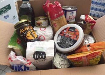 Διανομή τροφίμων του προγράμματος ΚΕΑ