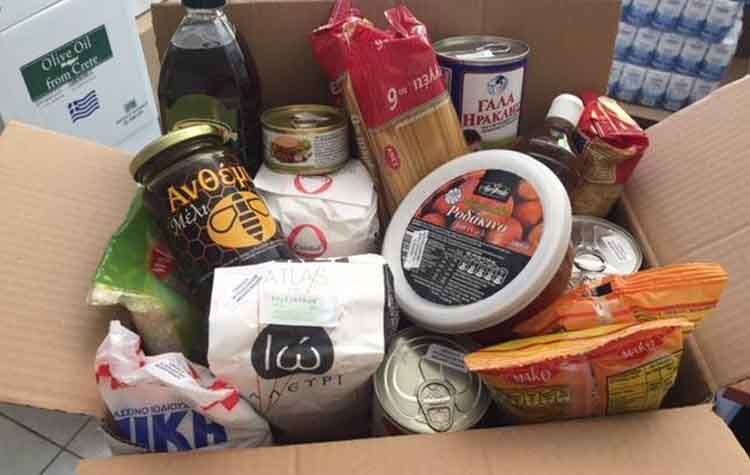 Διανομή τροφίμων του προγράμματος ΚΕΑ