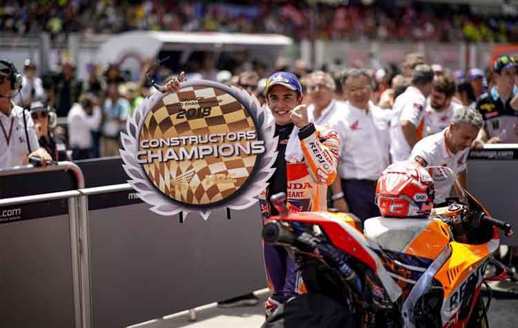 MotoGP 2018: Η Honda κατακτά τον τίτλο Κατασκευαστών