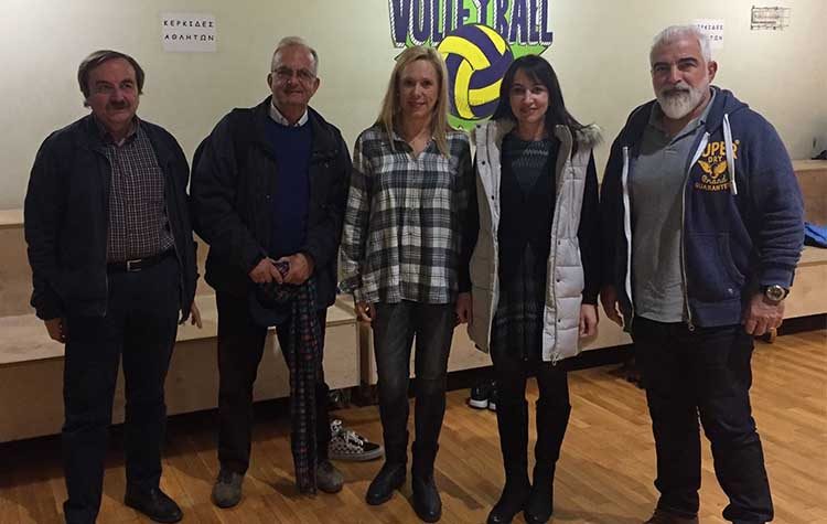 Με το Δ.Σ. του Φοίβου και του ΑΟ Μελισσίων συναντήθηκε η Δήμητρα Κεχαγιά