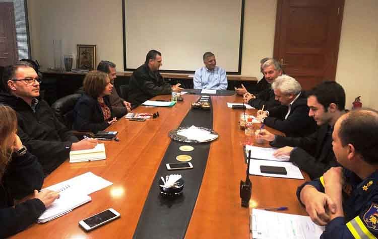«Χειμερινή» σύσκεψη του Συντονιστικού Πολιτικής Προστασίας