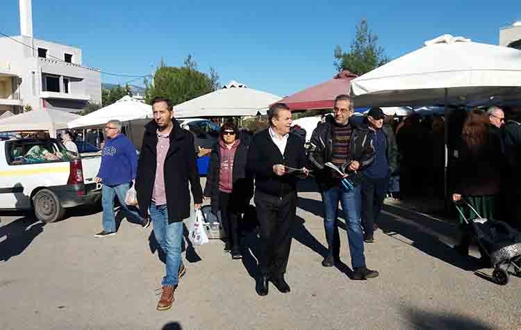 Ο υφυπουργός Εργασίας Τάσος Πετρόπουλος στο Ηλιακό Χωριό