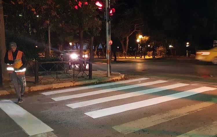 Ανακατασκευάζονται διαβάσεις πεζών