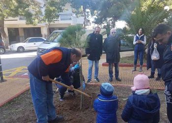 Η εθελοντική δεντροφύτευση πήγε… Αγία Τριάδα