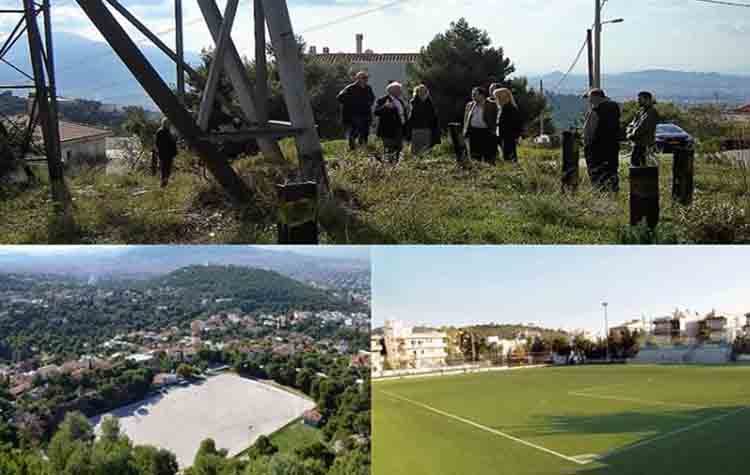 Προς επίλυση τα θέματα των πυλώνων και των γηπέδων του Δήμου
