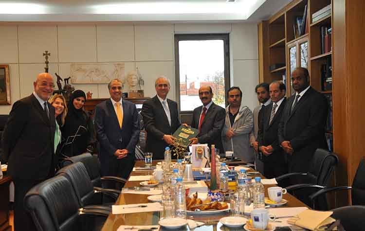 Συνάντηση Γιώργου Θωμάκου με τον Πρέσβη του Κατάρ στην Αθήνα