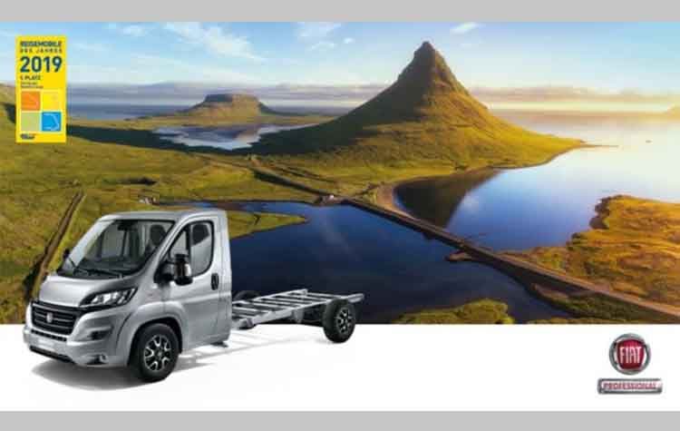 Για 12 συνεχόμενη χρονιά το Ducato είναι «Best Motorhome Base of the Year»