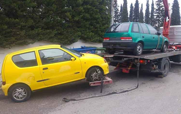 Νέος κύκλος απομάκρυνσης εγκαταλελειμμένων αυτοκινήτων