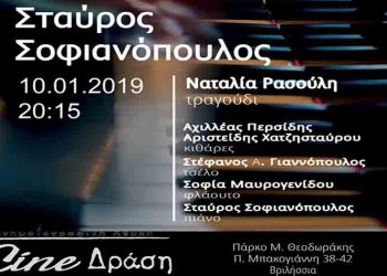O Σταύρος Σοφιανόπουλος και η Ναταλία Ρασούλη στα Βριλήσσια