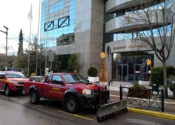 Σε 24ωρη επιφυλακή οι υπηρεσίες του Δήμου για την διαχείριση της χιονόπτωσης