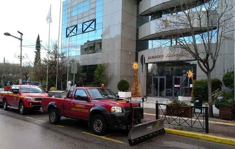 Σε 24ωρη επιφυλακή οι υπηρεσίες του Δήμου για την διαχείριση της χιονόπτωσης