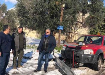 Εύσημα Πατούλη «για αποτελεσματική διαχείριση του χιονιά στο Μαρούσι»