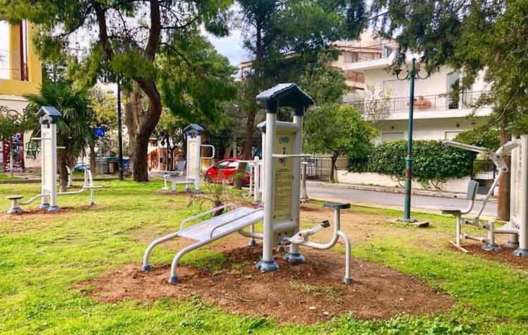 Όργανα άθλησης ανοικτού τύπου τοποθετήθηκαν στη Λυκόβρυση