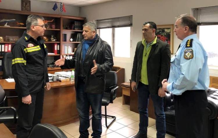 Επίσκεψη Πατούλη στον 9ο Πυροσβεστικό Σταθμό Αθηνών