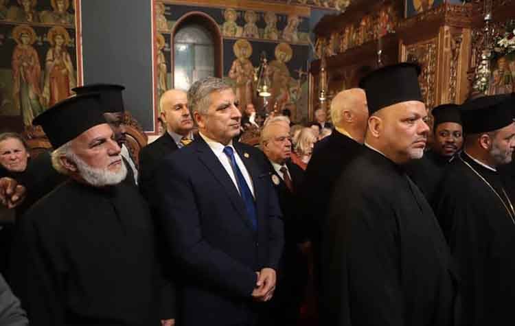 Στον εορτασμό του Αγίου Αθανασίου Πολυδρόσου ο Γιώργος Πατούλης