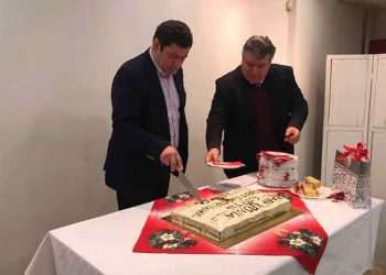 Στην κοπή της πίτας της Ένωσης Γονέων ο Τάσος Μαυρίδης