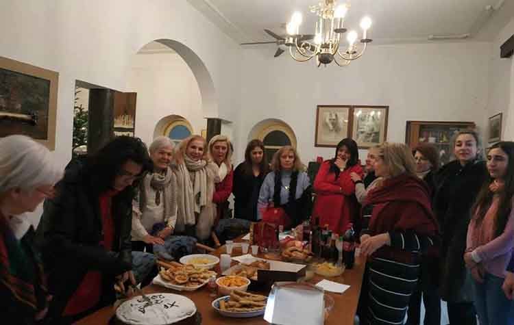 Την πίτα του έκοψε το Τμήμα Αγιογραφίας του Δήμου Κηφισιάς