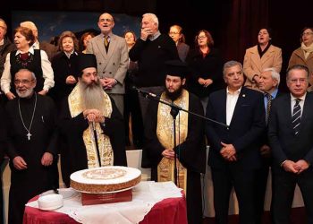 Στη γιορτή και πίτα Αγίου Αθανασίου Πολυδρόσου ο Γιώργος Πατούλης