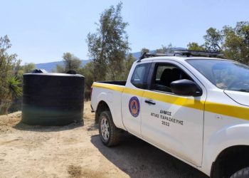 Νέα δεξαμενή νερού και αντλία πυρόσβεσης στον Λόφο Τσακού