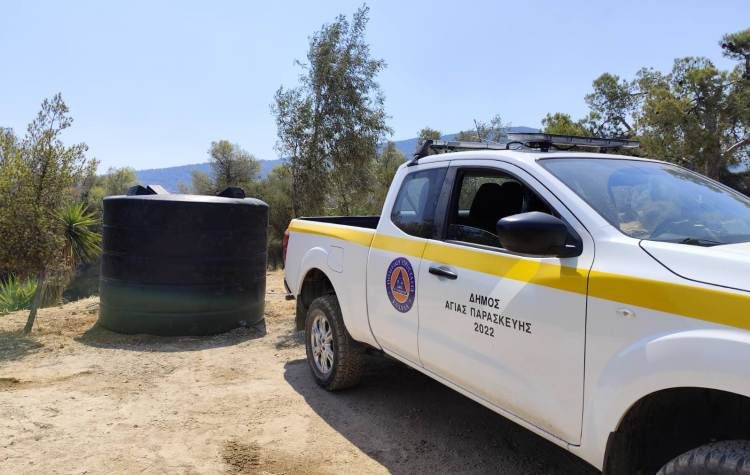 Νέα δεξαμενή νερού και αντλία πυρόσβεσης στον Λόφο Τσακού