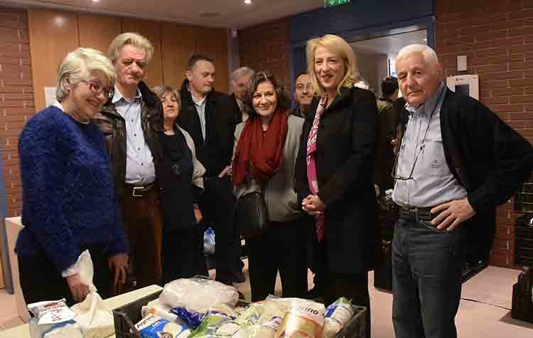 Επίσκεψη Φωτίου - Δούρου στο Κοινωνικό Παντοπωλείο Νέας Ιωνίας