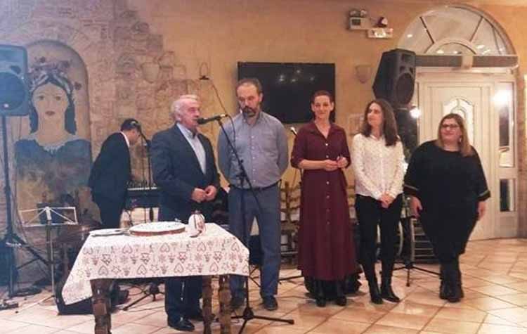 Κοπή πρωτοχρονιάτικης πίτας από το Καλλιτεχνικό Εργαστήρι Μελισσίων