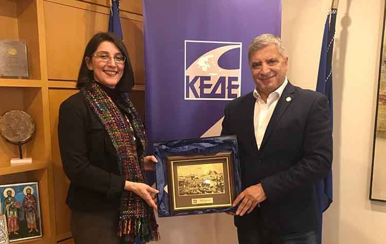 Συνάντηση Πατούλη με τη νέα πρέσβη του Μαυροβουνίου Ana Vukadinovic